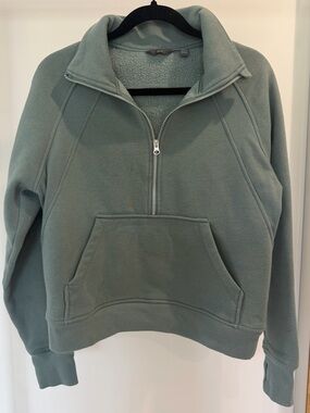 Danskin Teal Fleece Half-Zip Pullover — Lululemon Dupe